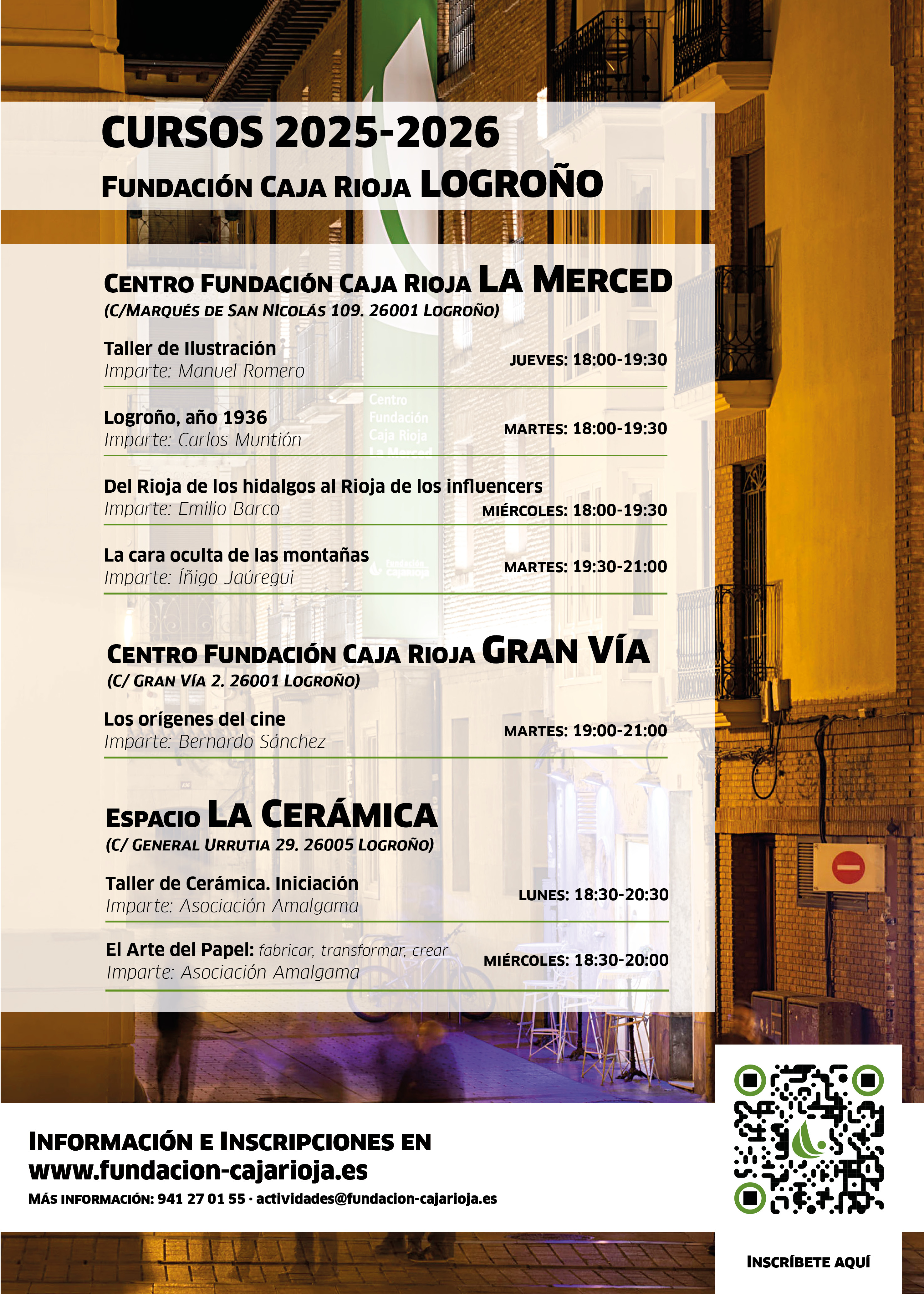 Talleres de Fundación Caja Rioja