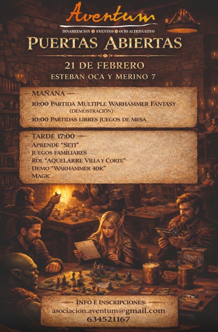 🎲 PUERTAS ABIERTAS 🎲 Juegos de mesa / familiares / Demo Warhammer