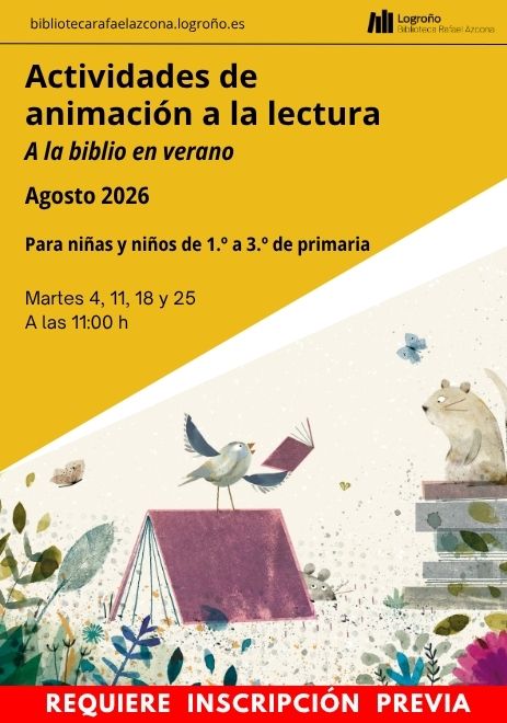 A la biblio en verano (martes) – Agosto