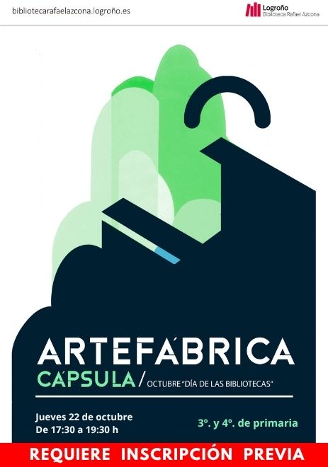 Cápsula octubre: «Día de las Bibliotecas 2026» (Público infantil)