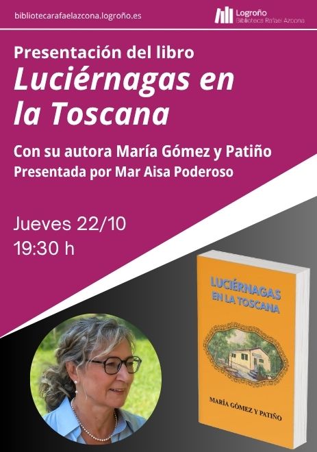 Presentación del libro: «Luciérnagas en la Toscana»