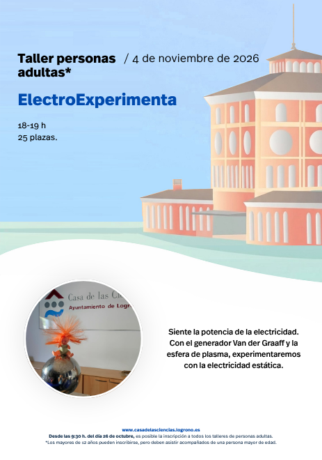 Los miércoles…talleres para personas adultas: Electroexperimenta